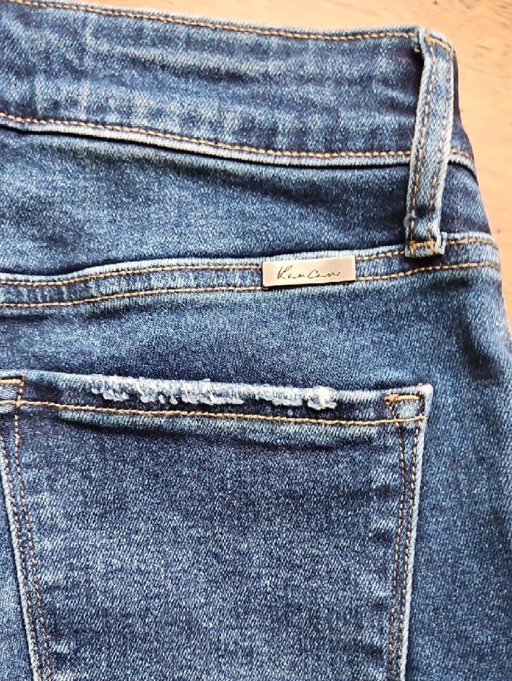 KanCan Dark Blue Wide Leg High-Rise Jeans - Picture 8 of 15